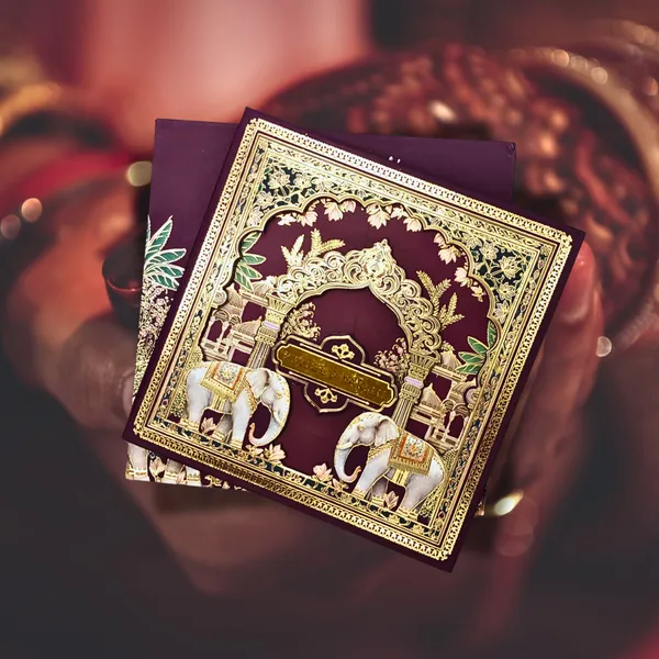 Ocean Breeze wedding card